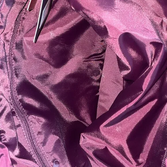 Reebok Barbara Quilted Dark Purple Tote Bag 17L NWT - Picture 11 of 11